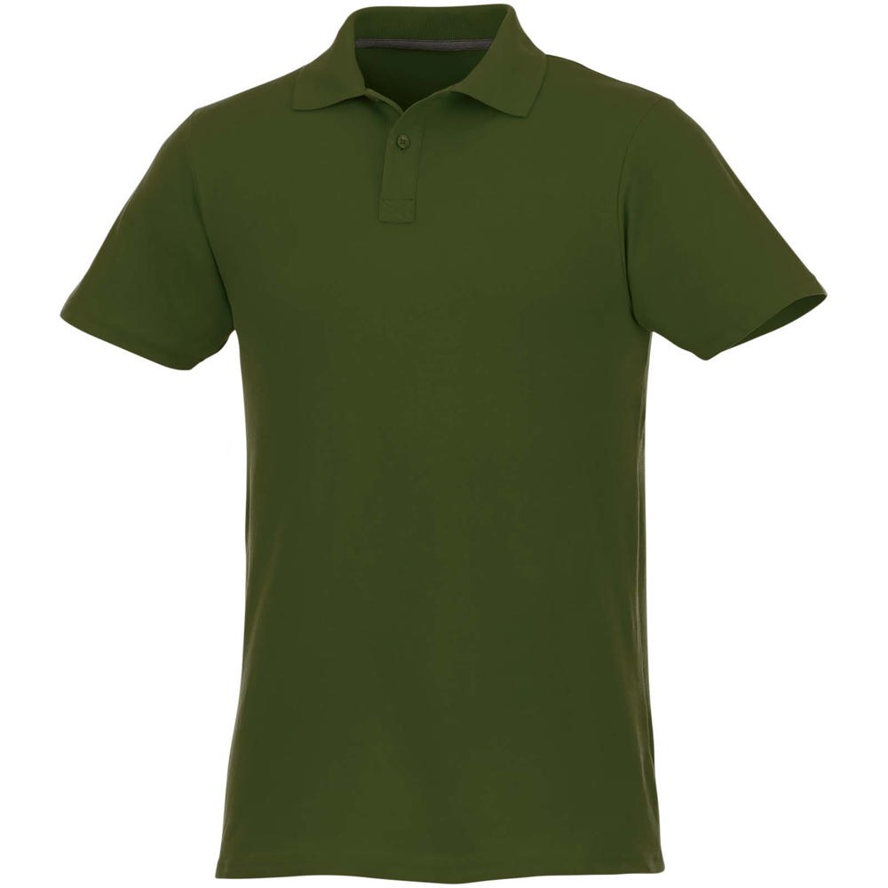 Helios 180 g/m² herenpolo met korte mouwen - Legergroen