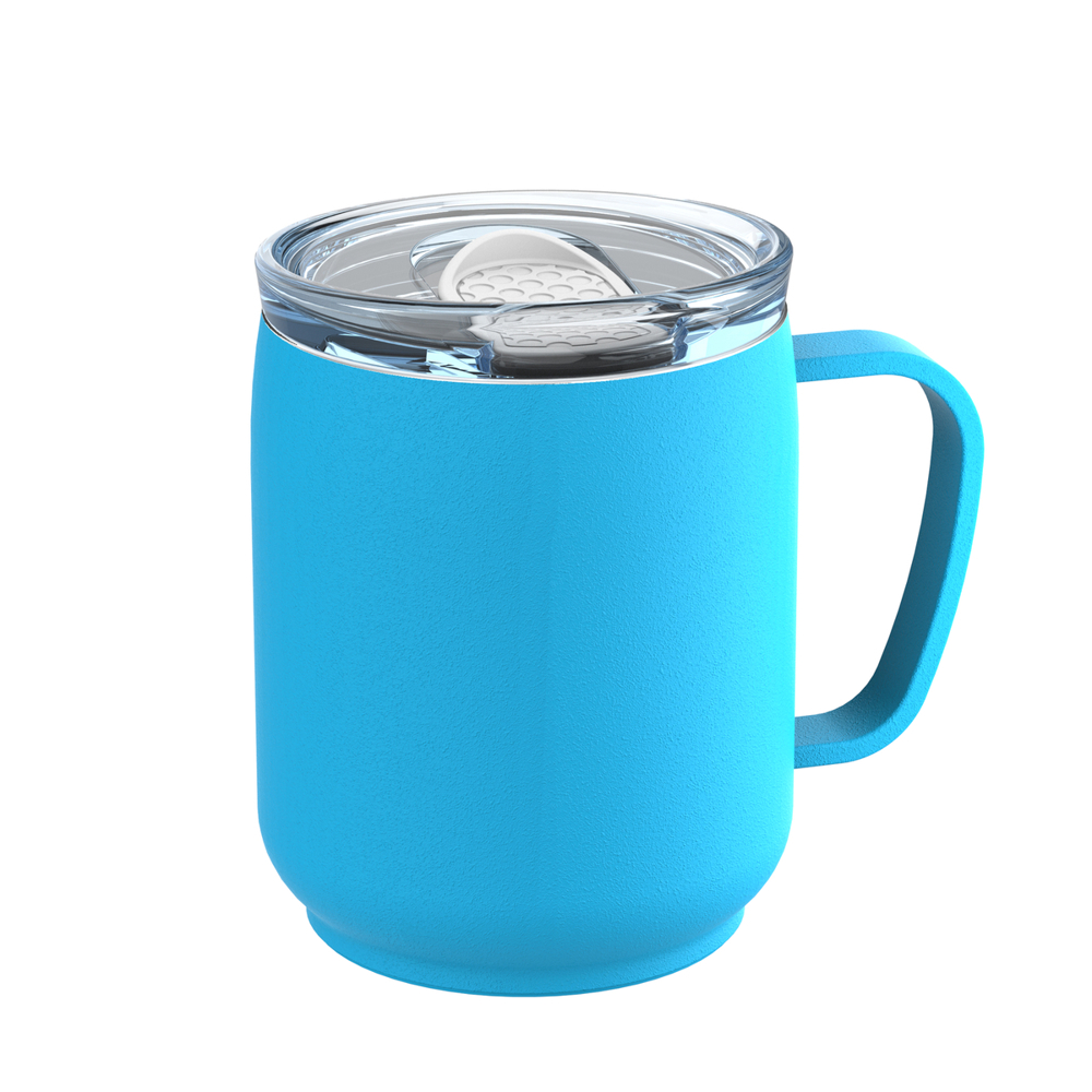 Thermobeker RETUMBLER-myNIZZA CERAMIC - wit, transparant, cyaan