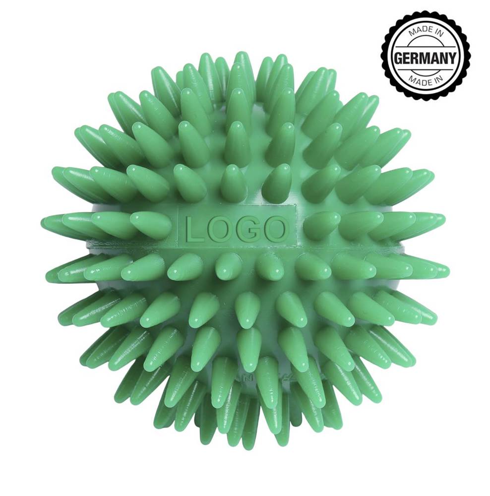 Massagebal / Egelbal, vierkant reliëfveld - Groen