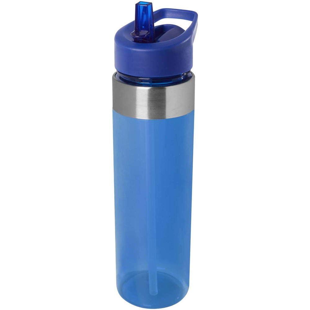 Dylan 650 ml Tritan fles met tuitdeksel - Blauw