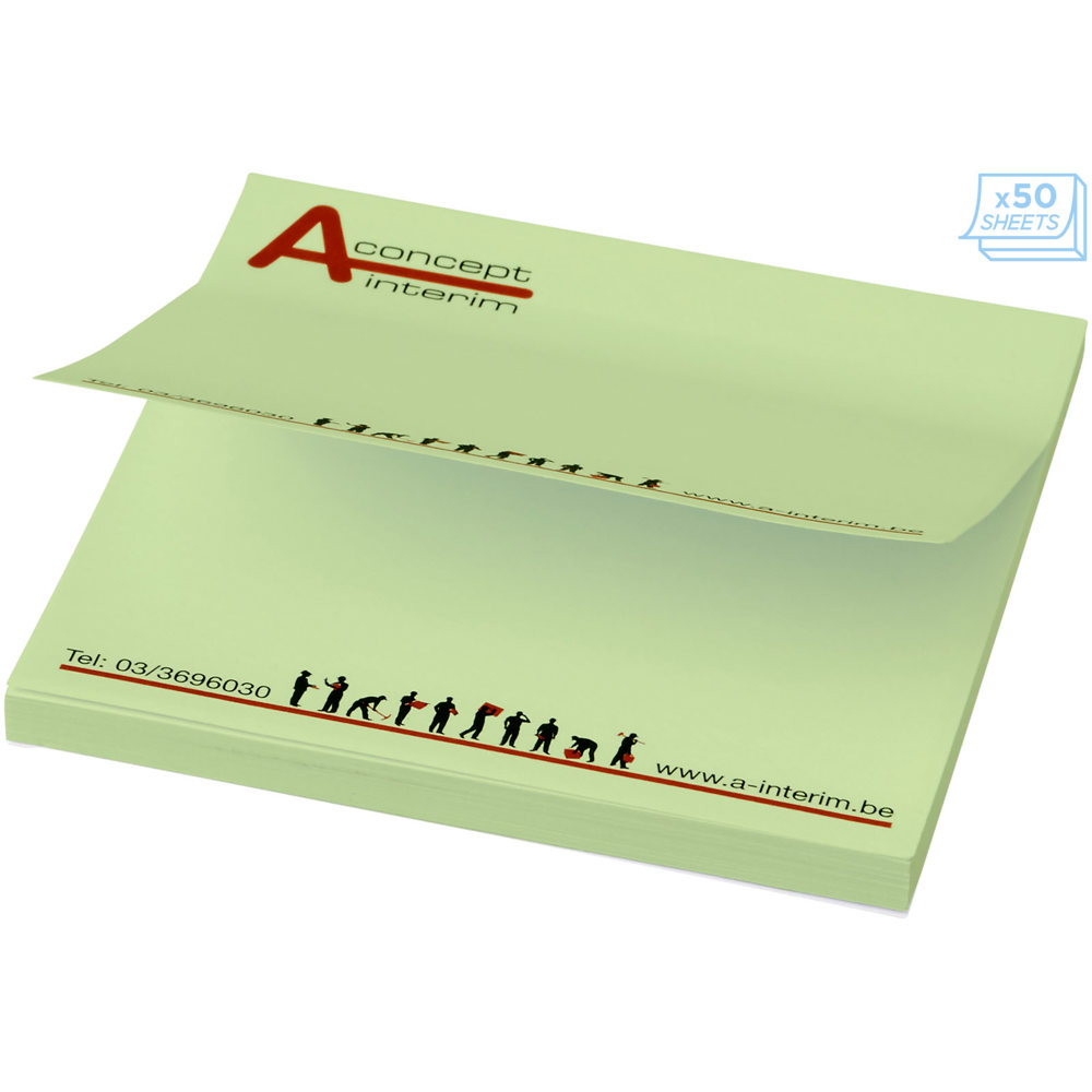 Sticky-Mate® sticky notes 75x75 mm - Mintgroen