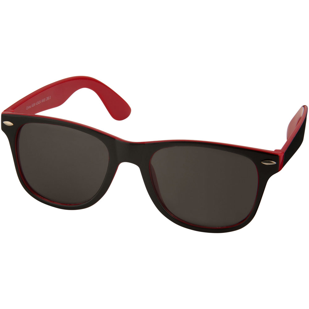 Sun Ray zonnebril – colour pop - rood, zwart