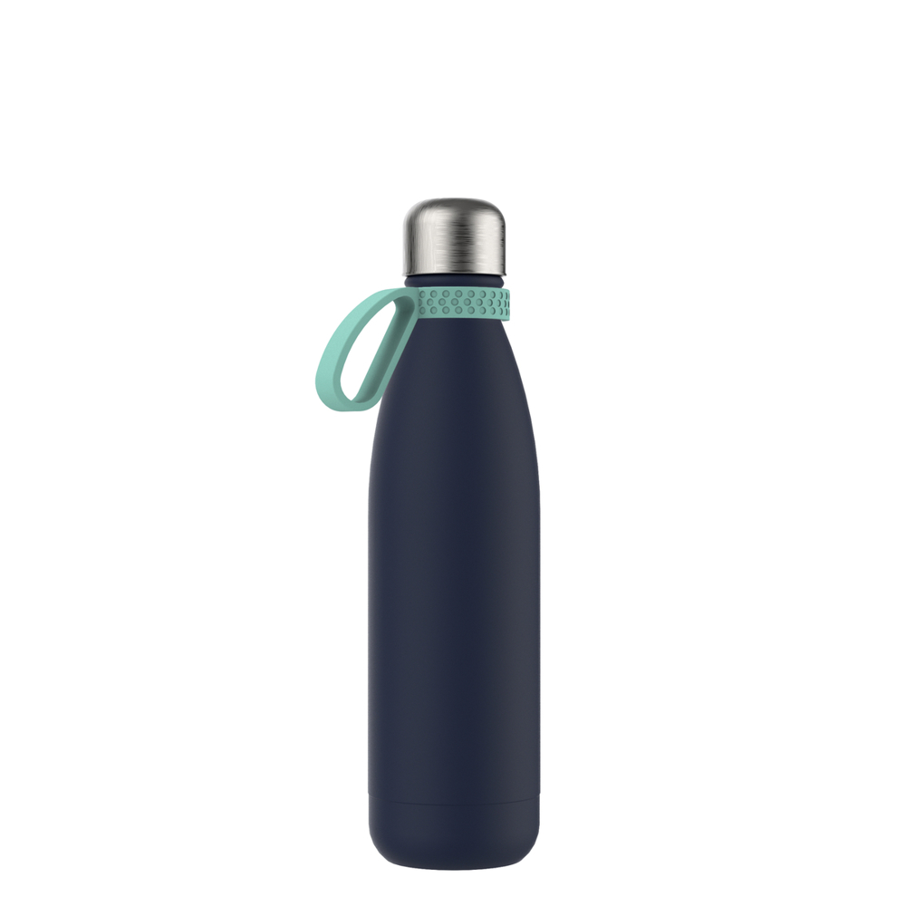 Thermofles RETUMBLER-NIZZA - lichtblauw, navy, zilver