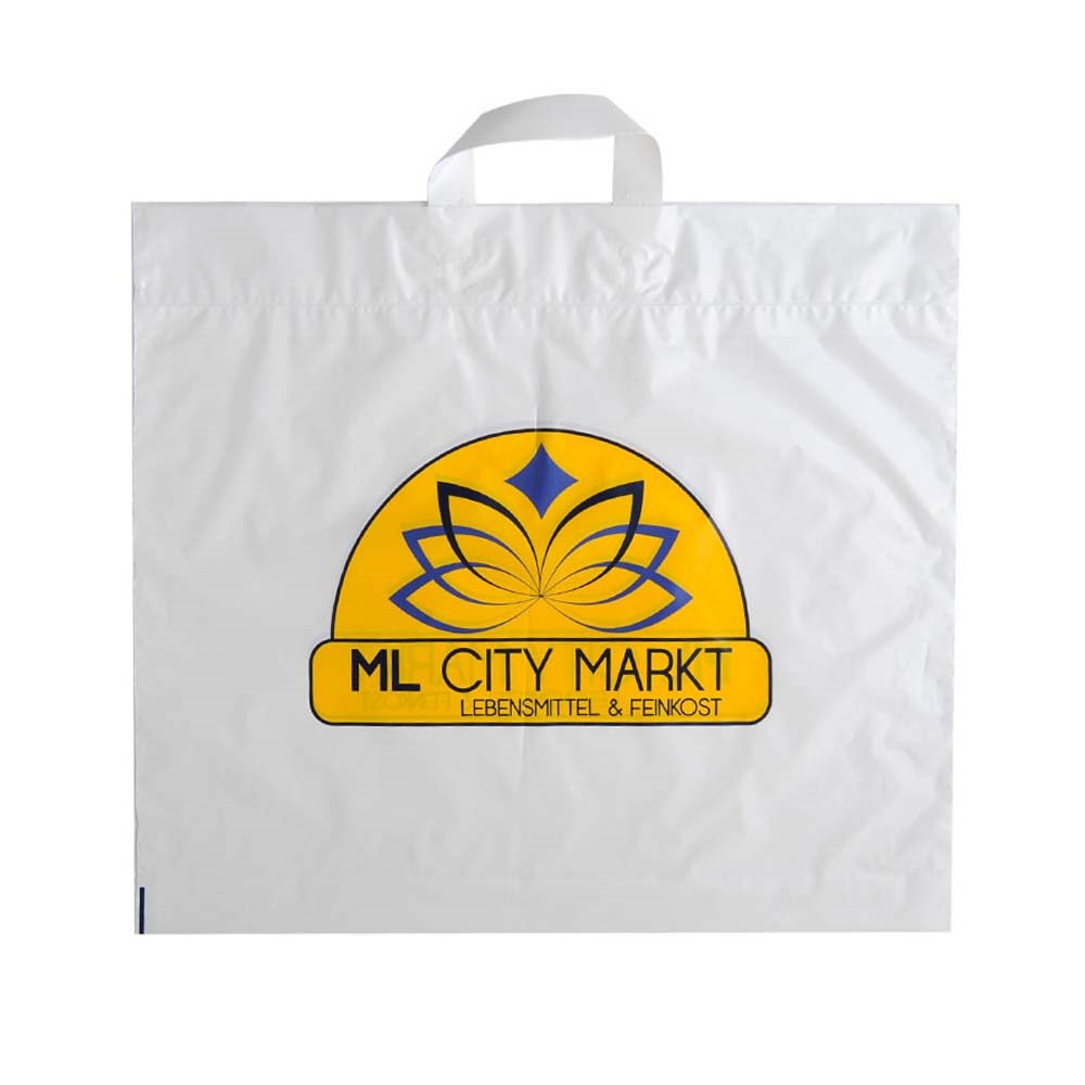 Plastic tas, 61 x 45 x 7,5 cm, 48 micron, ldpe, lushandvat, 1 zijde