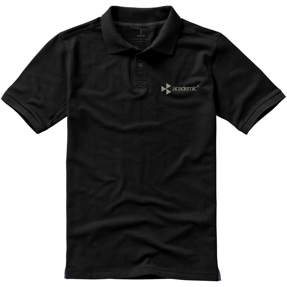 Calgary 200 g/m² herenpolo met korte mouwen