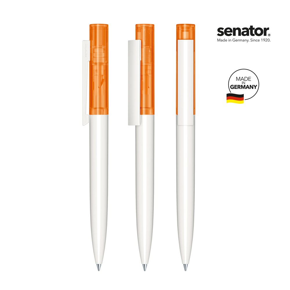 senator® Headliner  Clear  Twist ballpoint pen - oranje 151