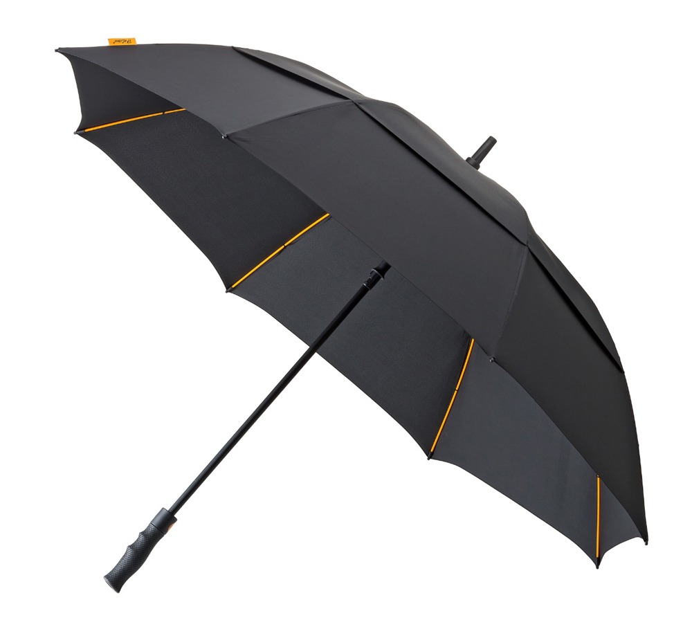 FALCONE - Stormparaplu - Automaat - Windproof -  130 cm - Zwart