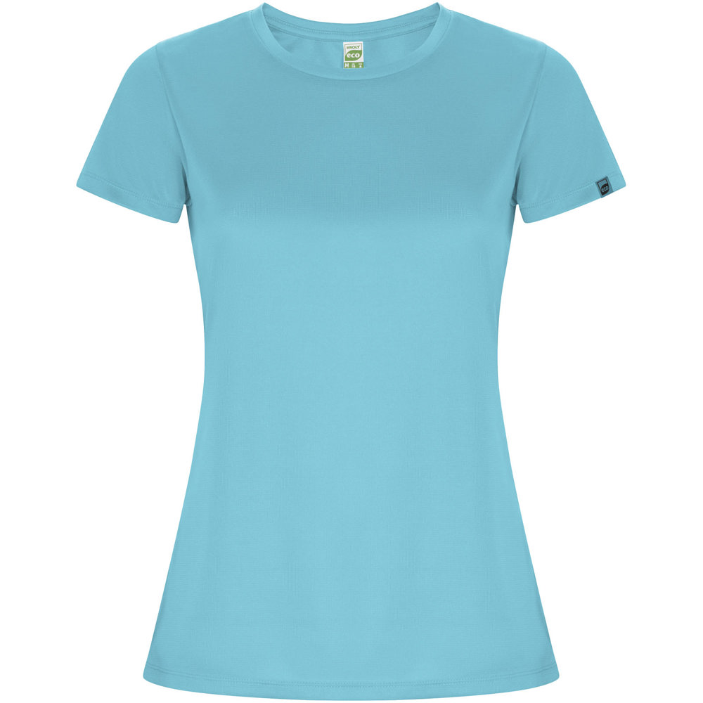 Imola 135 g/m² sportshirt met korte mouwen voor dames - Turkoois