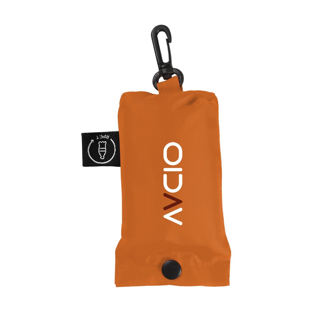 Shop Easy GRS RPET opvouwbare winkeltas - oranje (± PMS 165C)