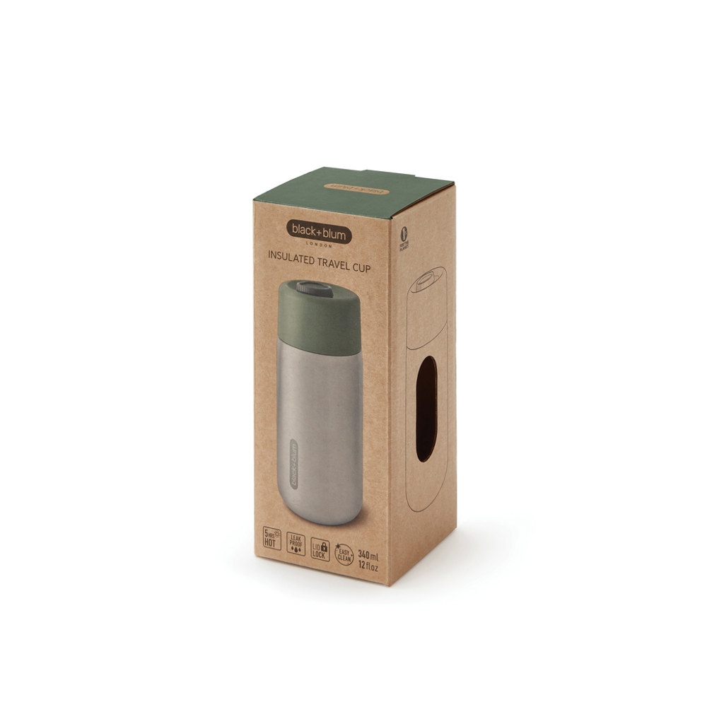 Black+Blum geisoleerde lekvrije reisbeker 340ml.