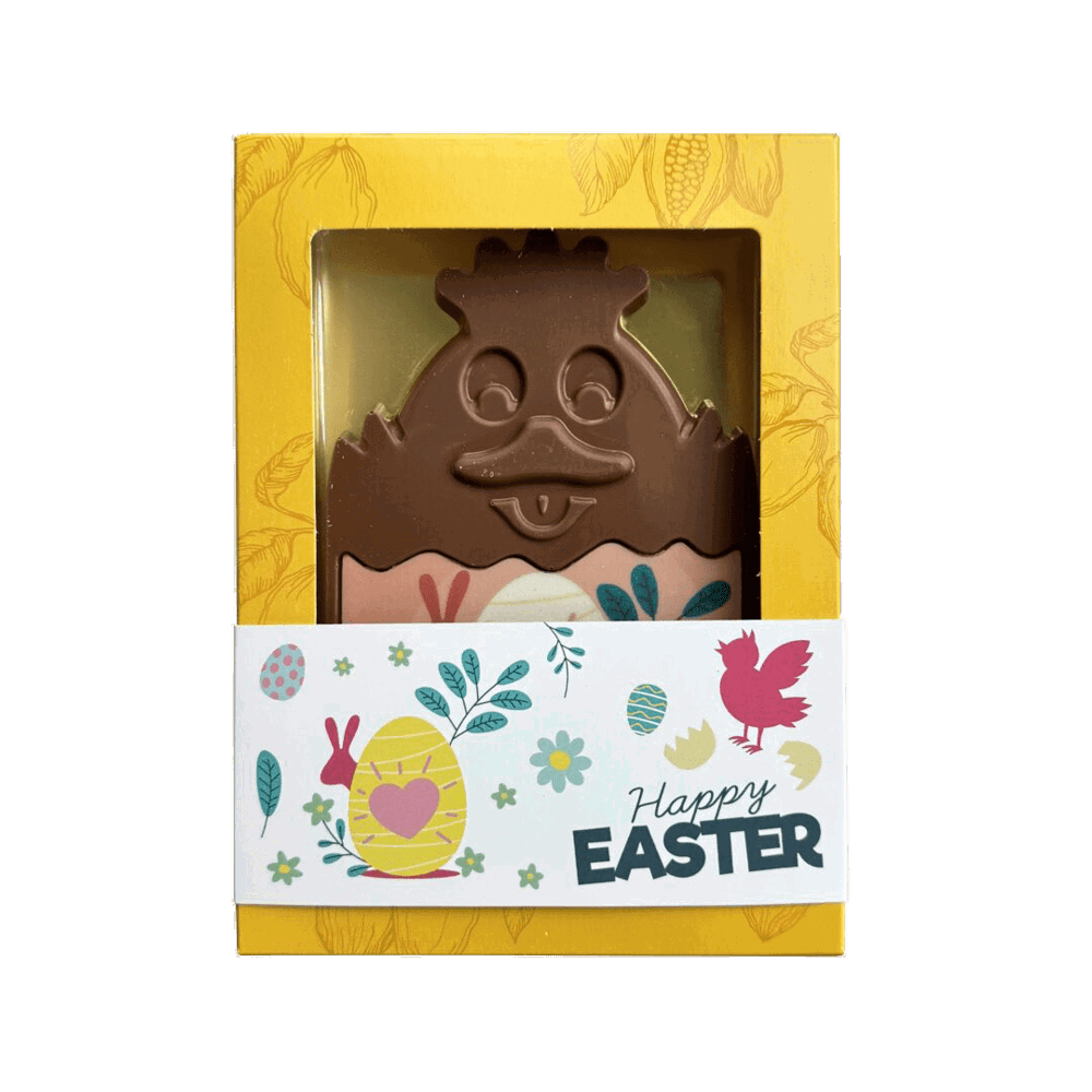 Chocolade paaskuiken roze | melk | 175g