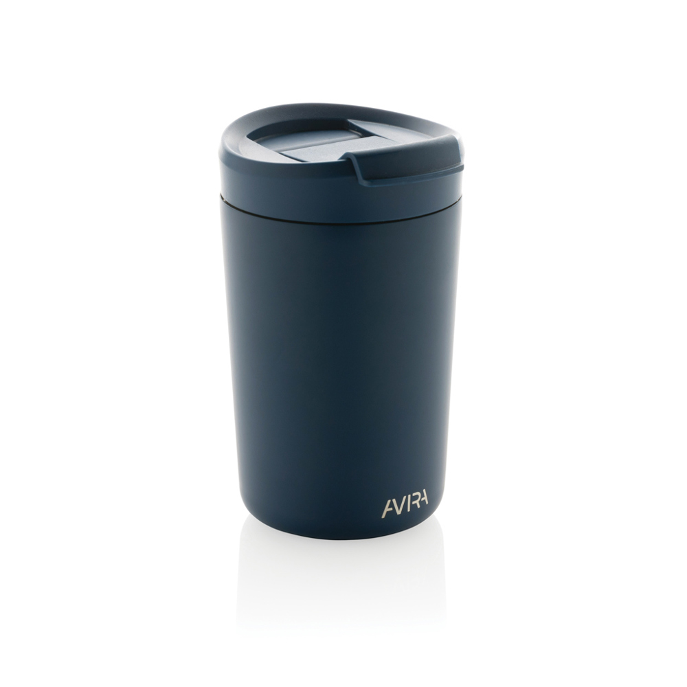 Avira Alya RCS gerecycled roestvrijstalen beker 300ML - donkerblauw (± PMS 2767)