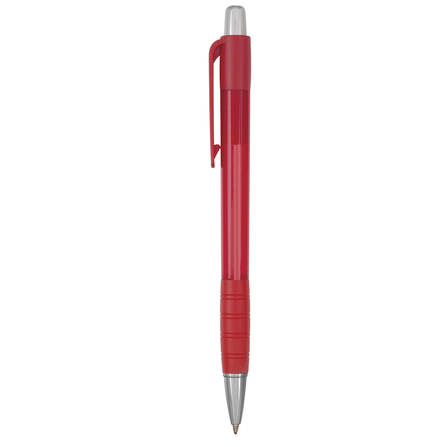 Striped Grip pen - Rood