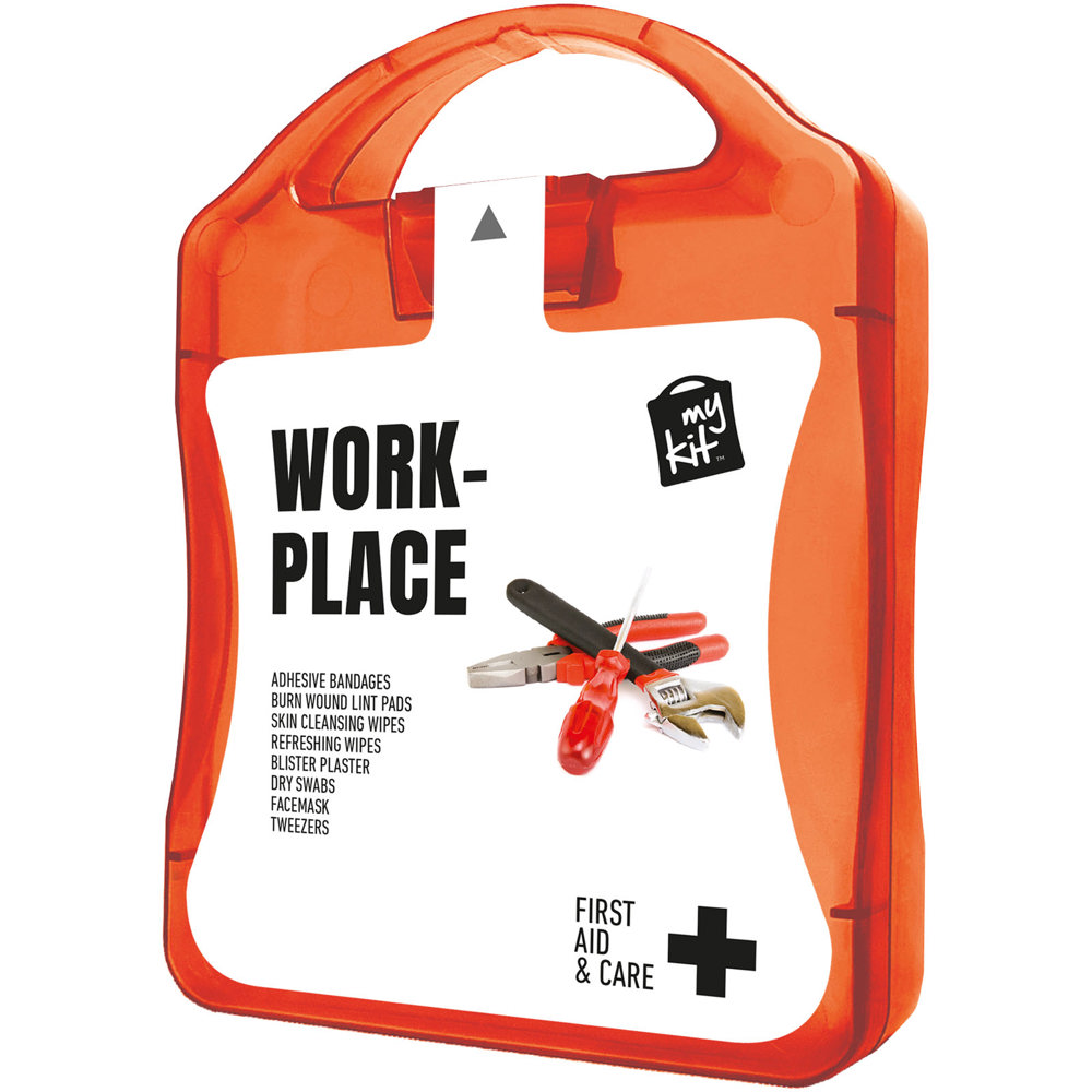 MyKit Werkplek Eerste Hulp Set - Transparant Rood