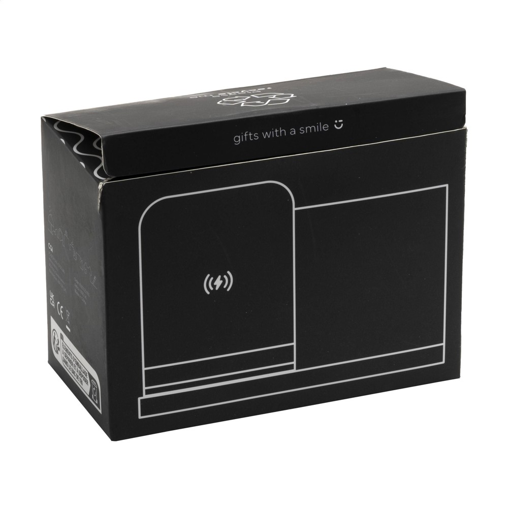 Bamboo Boss 15W draadloze oplader/penhouder