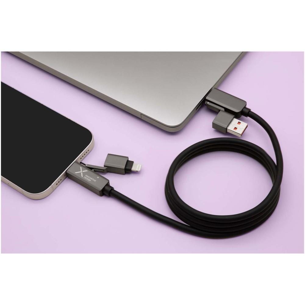 SCX.design C59 magnetische siliconen oplaadkabel van 100 W