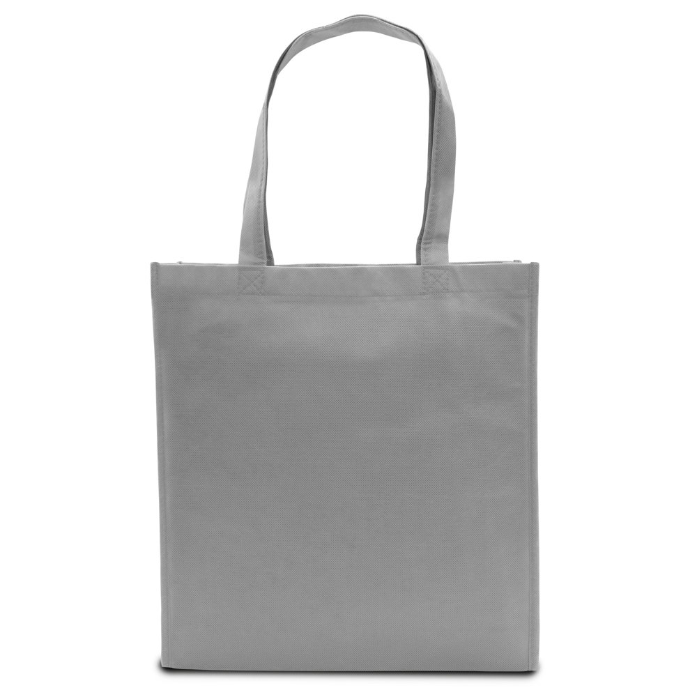 LISBOA – Shopper met bodem- en zijvouw - Grijs