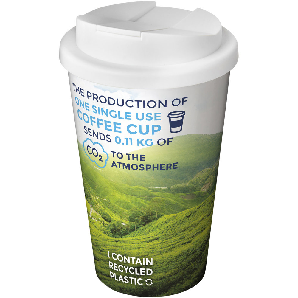 Brite-Americano® 350 ml geïsoleerde beker - Wit