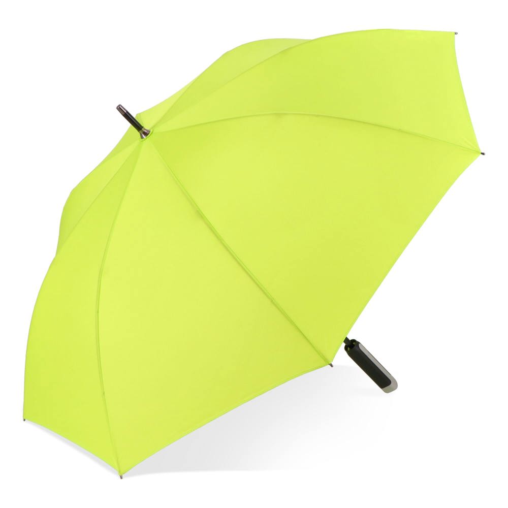 Emerantia 190T Pongee 23" Stokparaplu Auto open - Lichtgroen