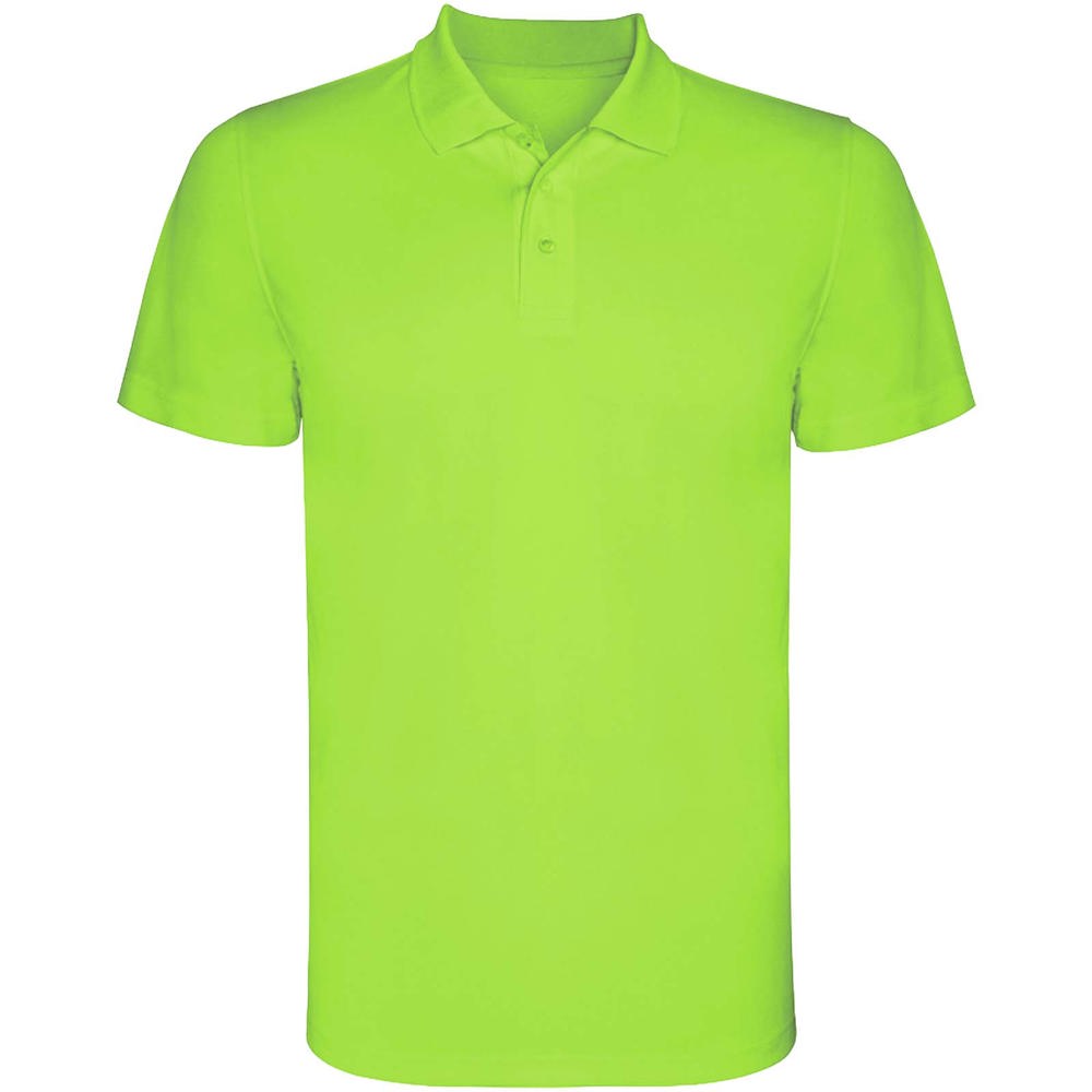 Monzha 150 g/m² sportpolo met korte mouwen voor heren - Lime