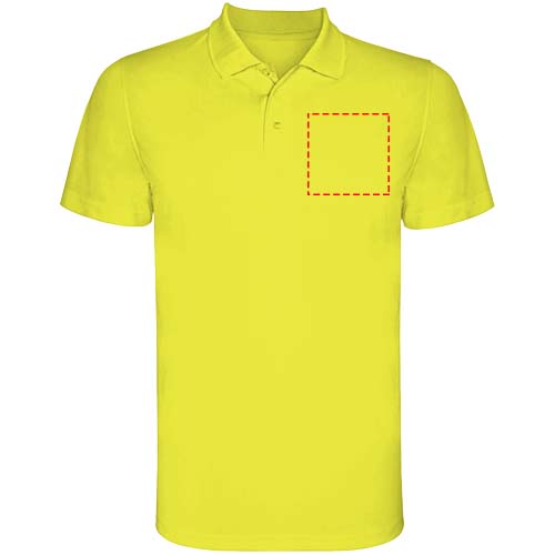 Monzha 150 g/m² sportpolo met korte mouwen voor heren