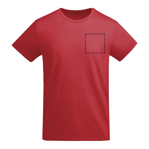 Breda 175 g/m² biologisch katoenen herenshirt met korte mouwen
