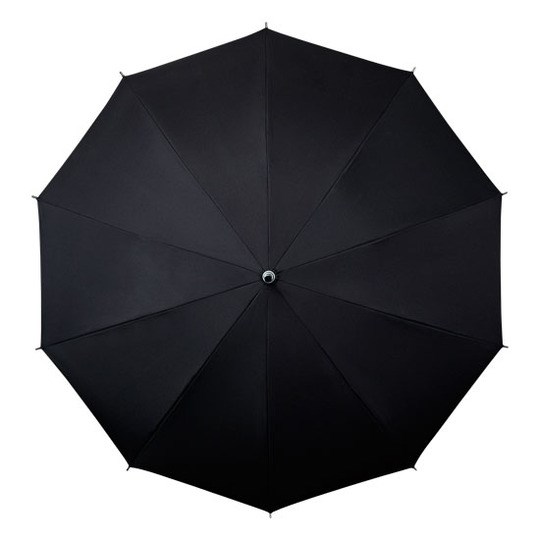 FALCONE - Paraplu met schouderband - Handopening - Windproof -  100 cm - Zwart