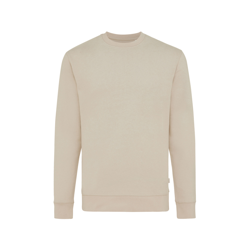 IQONIQ Zion gerecycled katoen sweater - desert (± PMS 14-0708 TCX)