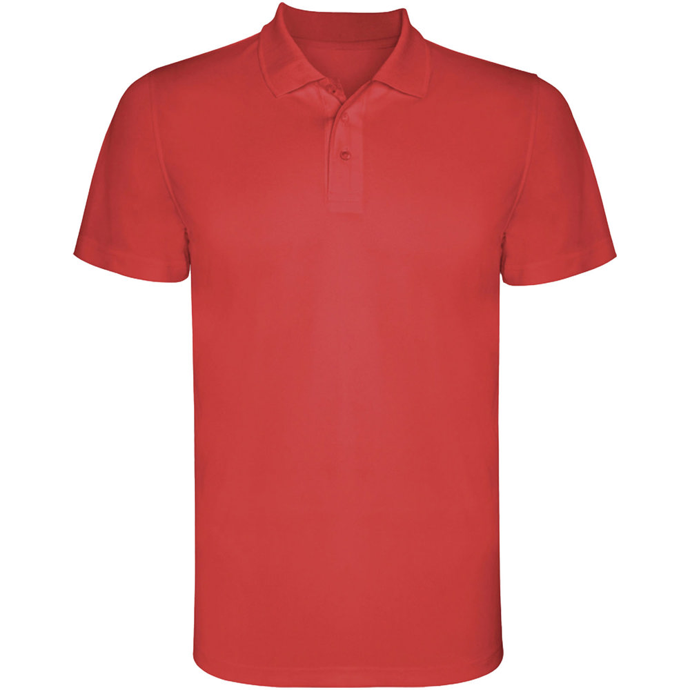 Monzha 150 g/m² sportpolo met korte mouwen voor heren - Rood
