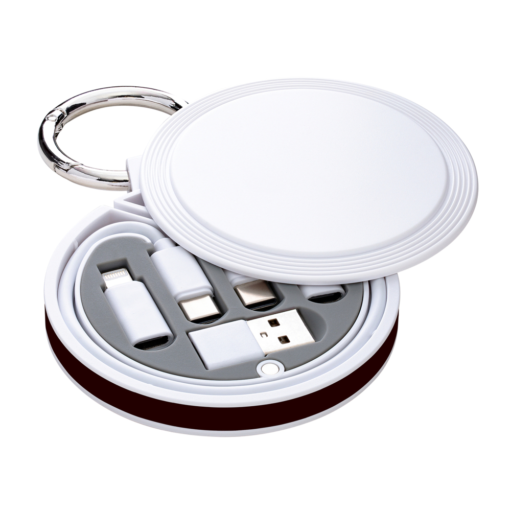 6 in 1 laadkabel REEVES-myCONVERTICS - zwart, wit