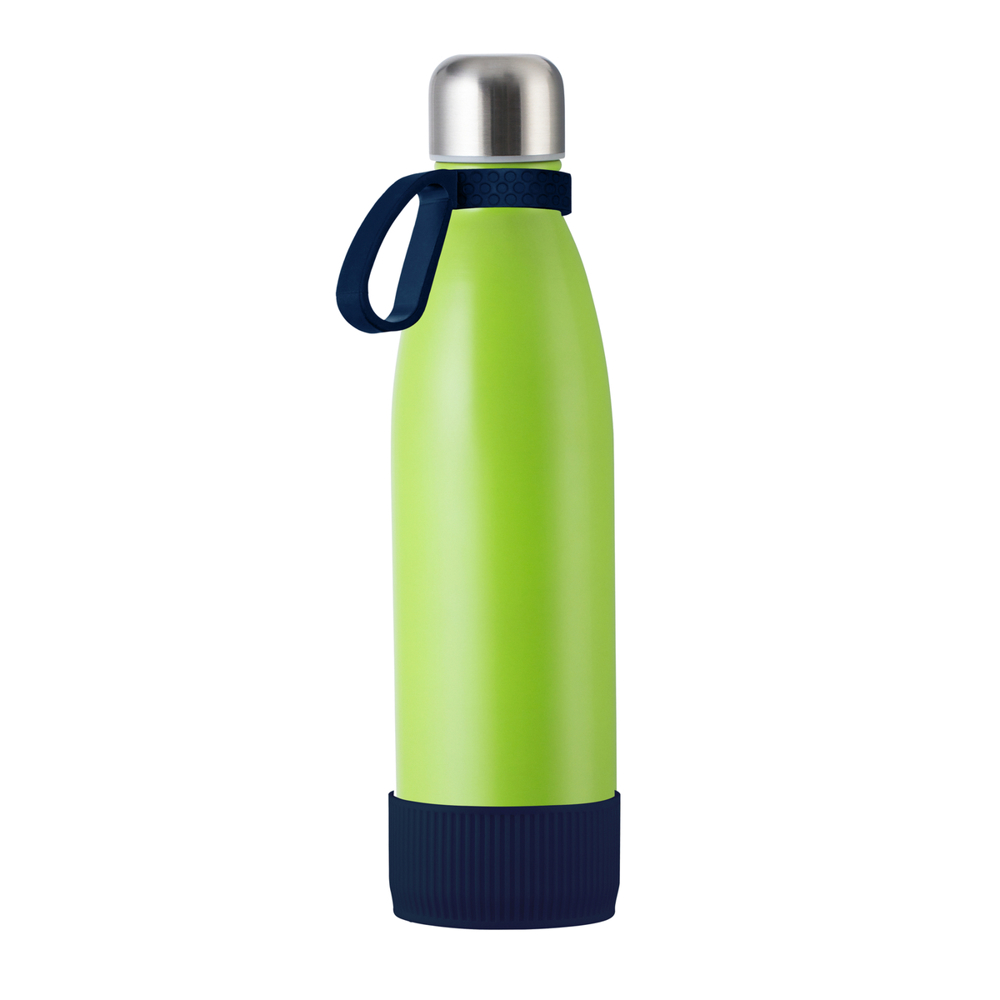 Fles RETUMBLER-myTOULON - donkerblauw, lichtgroen