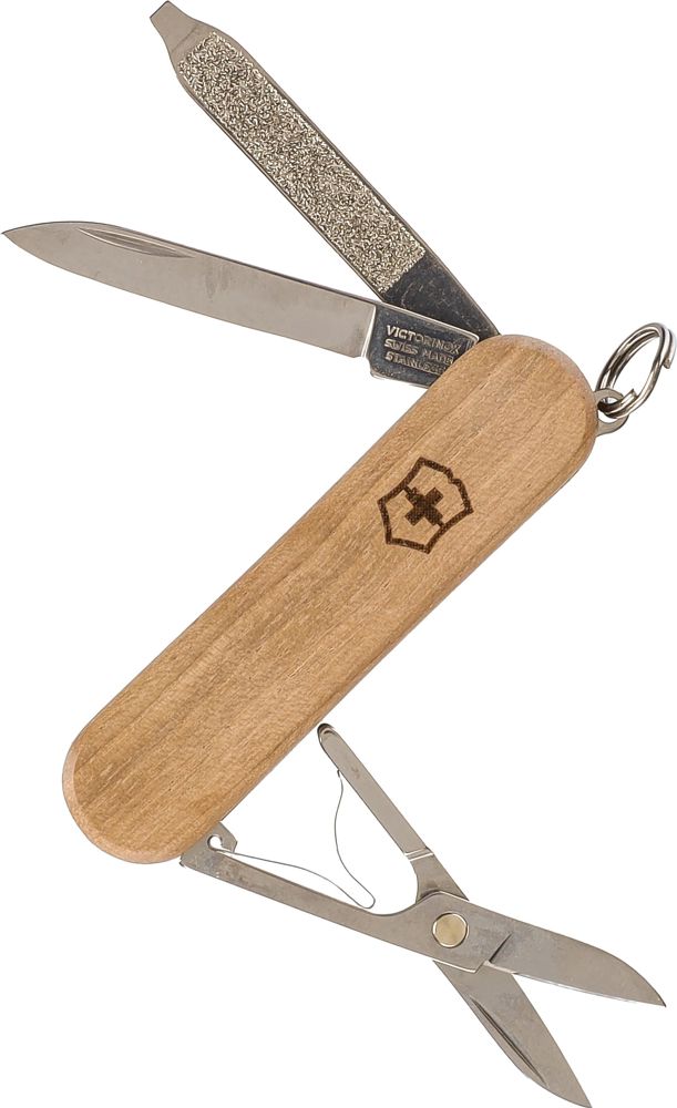 Victorinox zakmes Classic SD Wood - Bruin