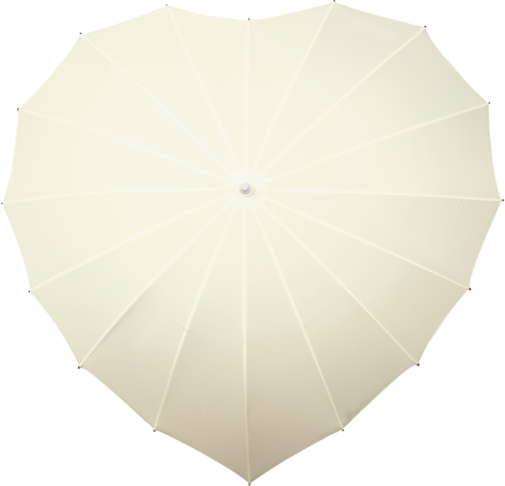 FALCONE - Hartvormige paraplu registered design - Handopening - Windproof -  110 cm