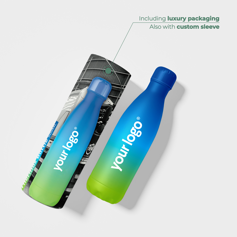 Thermosfles / Drinkfles - 360° Rondom Bedrukt (FC)  - 500 ml
