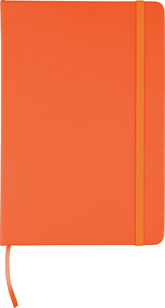 Gerecyclede PU notitieboek Eva - Oranje