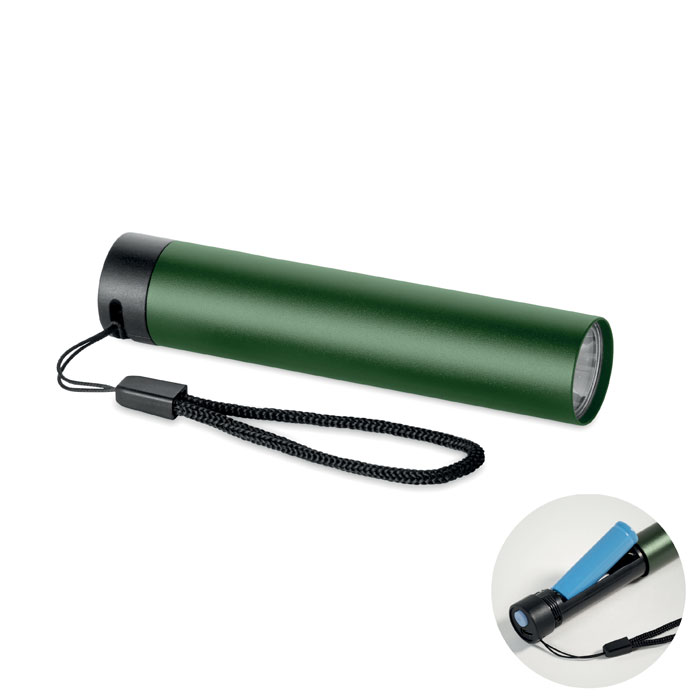 LUME - Gerecyclede aluminium zaklamp - Donker Marinegroen