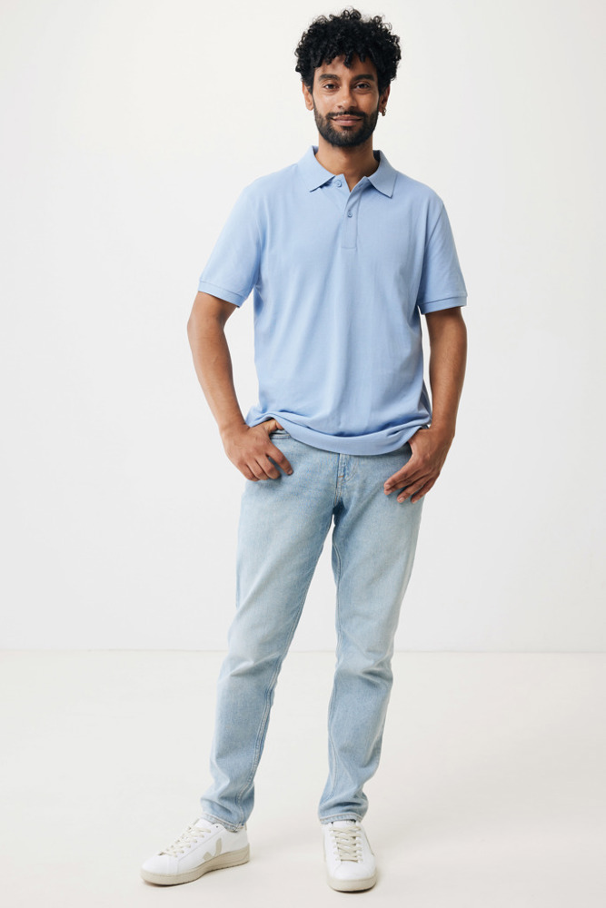 IQONIQ Yosemite gerecycled katoen pique polo