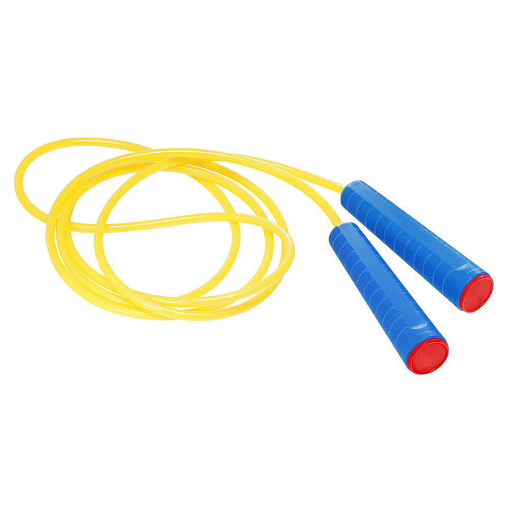 Springtouw - blauw/rood/neongeel