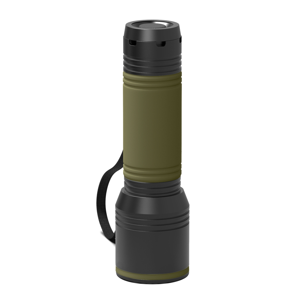 Zaklamp REEVES-myFLASH 700 - zwart, oijfgroen