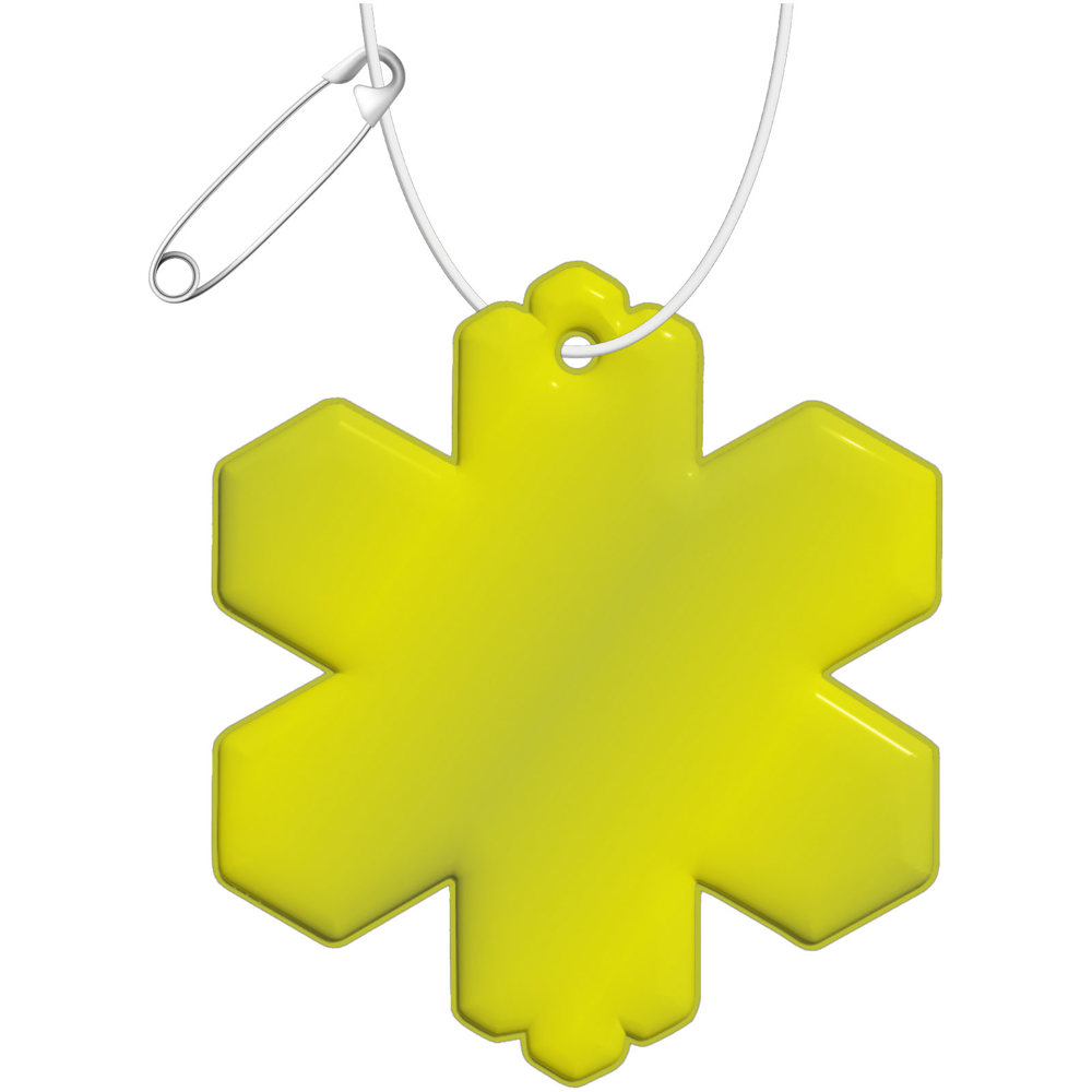 RFX™ H-10 reflecterende pvc hanger met sneeuwvlok