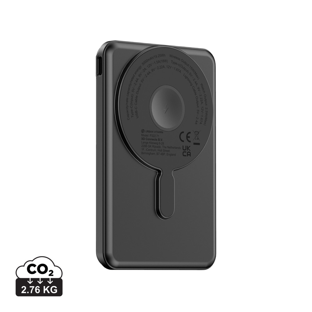 Urban Vitamin Redwood 5-in-1 5.000mAh 20W PD magn. powerbank