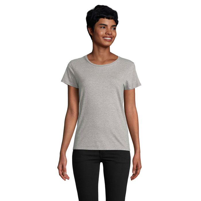PIONEER WOMEN - PIONEER DAMES T-Shirt 175g - Grijs Gemeleerd