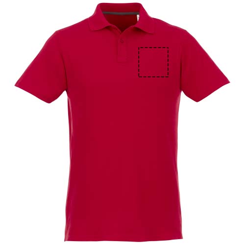 Helios 180 g/m² herenpolo met korte mouwen