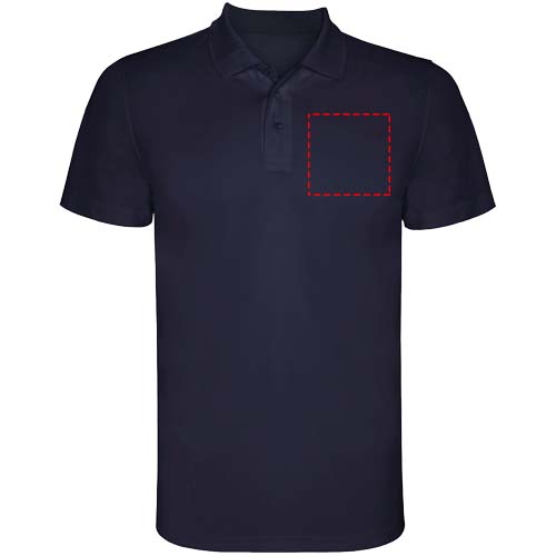 Monzha 150 g/m² sportpolo met korte mouwen voor heren