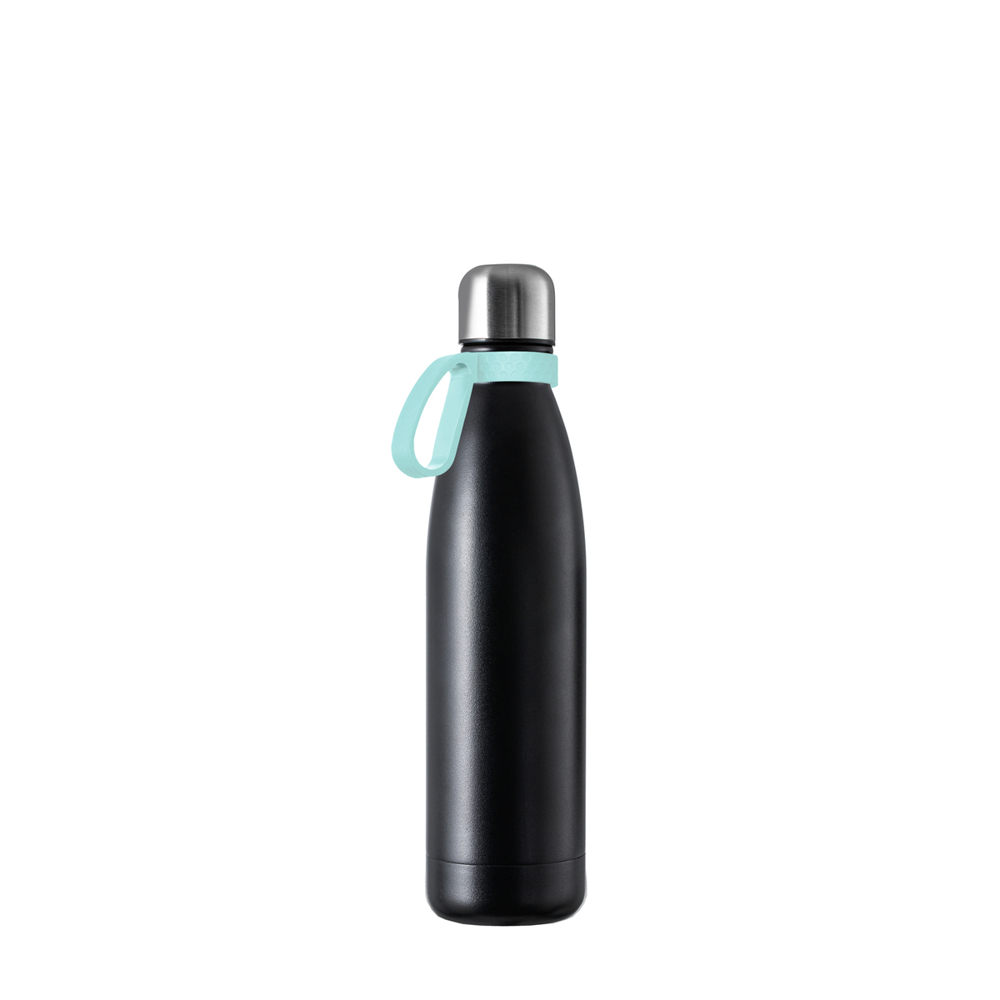 Thermofles RETUMBLER-NIZZA - zwart, zilver, lichtblauw