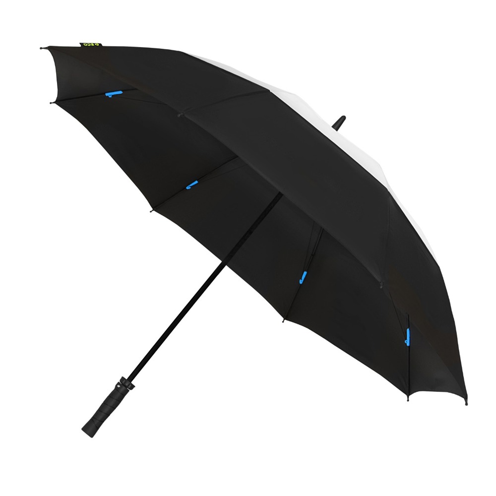 FALCONE - ECO - Handopening - Windproof -  130 cm - Zwart/wit