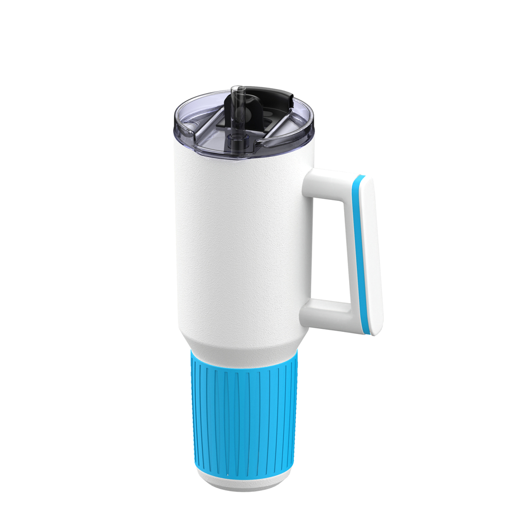 Thermobeker RETUMBLER-myKINGS CANYON 900 - cyaan, wit