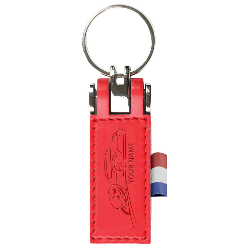 Sleutelhanger P02510F - rood