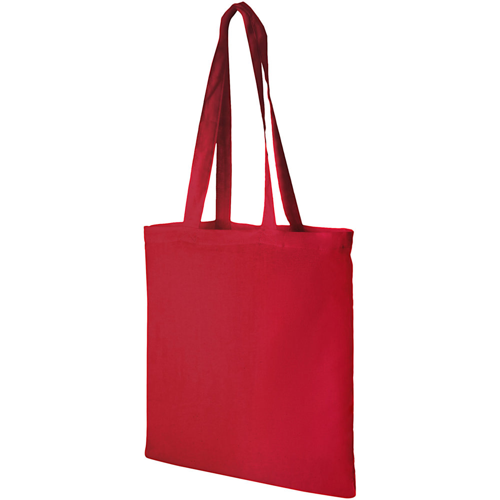 Madras 140 g/m² katoenen draagtas 7L - Rood