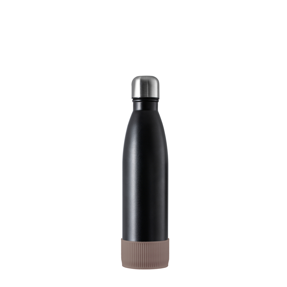 Thermofles RETUMBLER-NIZZA - zwart, zilver, bruin